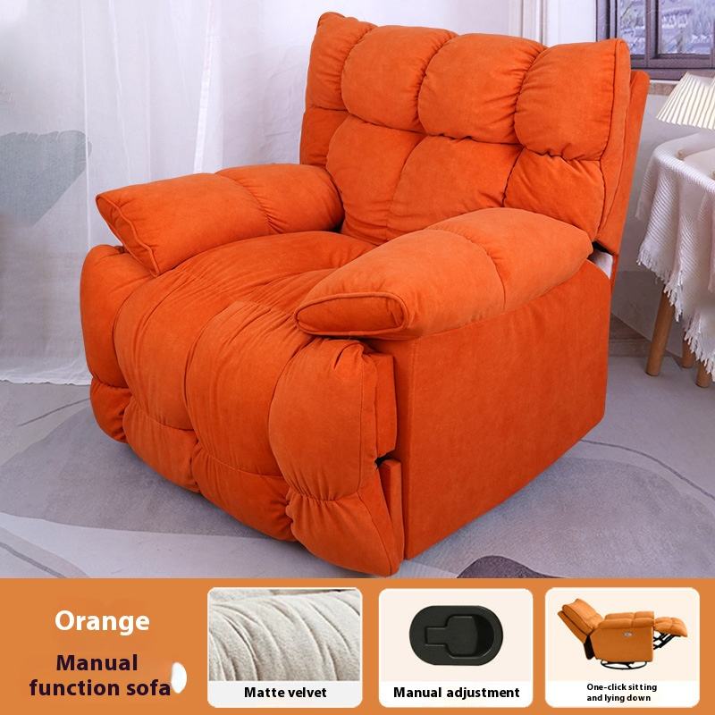 Emma Orange - Manual Sit-Up and Recline