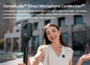 Para DJl Osmo 360 Standard Combo 1-Inch 360 °   CMOS Original de Marca 8K 360 °   Video 4K/120fps 170 °   Vídeo Boost 360 °   Nativo - Product Image 4