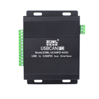 Módulo Convertidor de Bus USB a CAN (FD) Industrial de 4 Canales - Analizador de Protocolos CANopen/J1939/OBD de ZLG