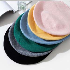Wholesale Seamless Solid Colour Women Men Slouch <b>Beanie</b> Australia <b>Merino</b> <b>Wool</b> Hat - Product Image 1