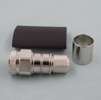 Connecteur coaxial RF étanche de type N mâle à sertir 50 ohms pour câble LMR600