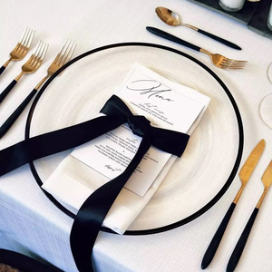 Sottopiatti in <span class=keywords><strong>Vetro</strong></span> Ecologici da 13" all'Ingrosso <span class=keywords><strong>di</strong></span> Fabbrica con Bordo <span class=keywords><strong>Trasparente</strong></span>, Dorato, Oro Rosa, Bianco, Nero per Decorazioni Nuziali - Product Image 1