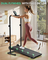 Tapis de course portable pour la maison avec écran LCD, option économique pour un entraînement mécanique, stock UE