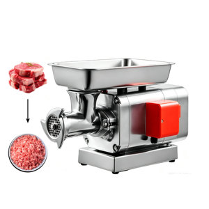Hachoir à viande électrique en acier inoxydable monophasé pour la préparation de saucisses - Product Image 1