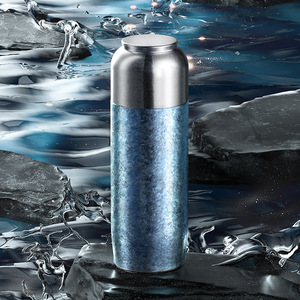 Double Wall Pure Titanium Insulated Cup <b>Tea</b> Water Separation Portable Magnetic Gift Cup - Product Image 2