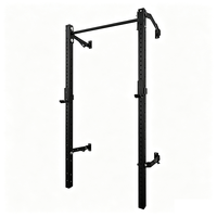 Rack de musculation mural pliable avec barre de traction, équipement multifonctionnel d'entraînement de force pour la maison et la salle de sport intérieure