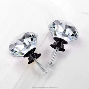 Perillas de cajón de cristal de cocina de 30mm, gran oferta, manijas de tirador de armario para muebles, perilla y manija de cristal para <span class=keywords><strong>puerta</strong></span> - Product Image 6