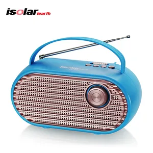 IS-X16 Draagbare Mini Speaker Met Fm Radio Wireless Solar Speler Met Led Lamp Emergency Mini Speakers Audio System Sound