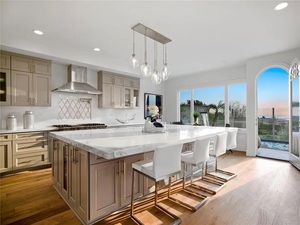 Calacatta beyaz mühendislik kuvars mutfak sayacı üst levha fiyatı - Product Image 3