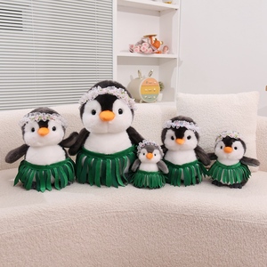 Peluche <span class=keywords><strong>pingouin</strong></span> de <span class=keywords><strong>surf</strong></span> Kawaii personnalisée en gros d'usine, jouet en peluche doux avec lunettes et planche de <span class=keywords><strong>surf</strong></span> pour enfants, cadeau d'été - Product Image 3