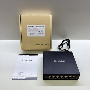 TOKELINK Factory Price 10/100Mbps 4PoE + 2Uplink Mini Ethernet PoE Switch for <b>IP</b> <b>Camera</b> - Product Image 5