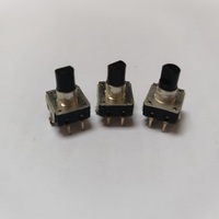 Encodeur de télévision par câble de 11mm, double commutateur à poussoir rotatif
