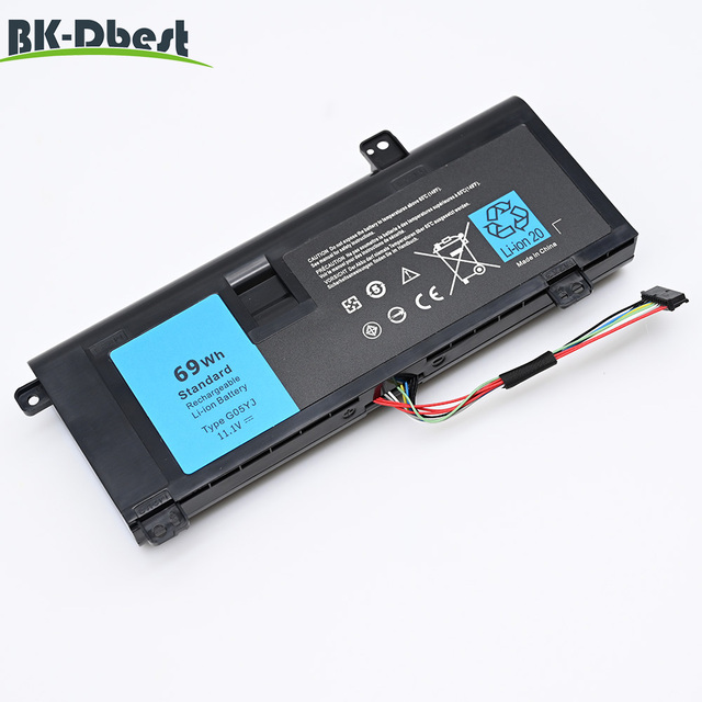 Factory Direct Supply G05YJ Laptop Replaement Battery for Dell Alienware 14 M14x R3 R4 P39G Laptop