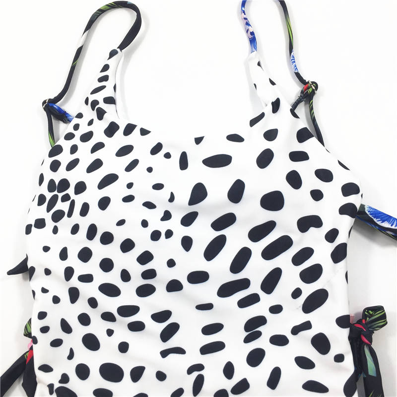One-piece swimsuit wild leopard printed swimsuit custom swimwear sexy bikini