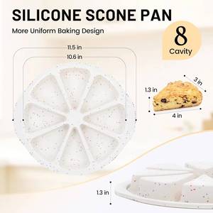 MUYULINS Factory Sandwich LFGB Non-Stick BPA Free Metal Reinforced Frame Toast Brownie <b>Silicone</b> Bread Cake Pan <b>Baking</b> Mold - Product Image 6