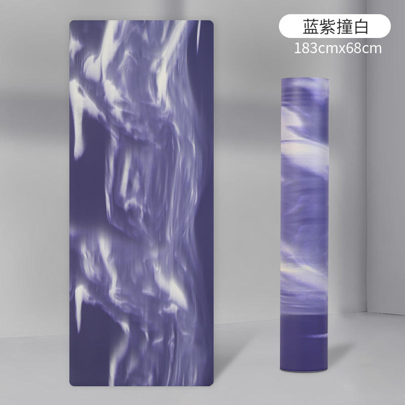 El azul y el morado chocan con el blanco.