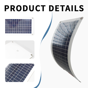 Custom flessibile 12W 14W 15W impermeabile pieghevole pannello solare <span class=keywords><strong>Semi</strong></span> flessibile pannello solare per dispositivi solari esterni - Product Image 6