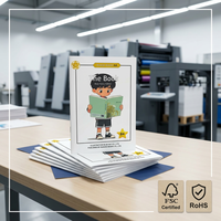 Impression de livrets personnalisés à piqûre à cheval, livrets de bandes dessinées entièrement imprimés en couleur pour brochures promotionnelles avec couverture personnalisée
