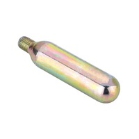 Bouteille de gaz CO2 filetée en acier de qualité alimentaire 16g, 18 bars, certifiée ISO, pour usage médical (acétylène)