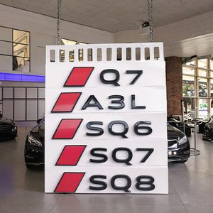 Nouvel autocollant décoratif pour coffre arrière avec emblème rouge S pour <span class=keywords><strong>AUDI</strong></span> SQ8 SQ7 SQ6 <span class=keywords><strong>A3</strong></span> S3 A5, matériau PVC, garantie 1 an - Product Image 3