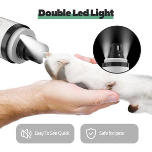 Pulidor eléctrico de uñas para mascotas, amoladora de uñas eléctrica para perros, cortaúñas mejoradas para amoladoras de uñas para perros - Product Image 2