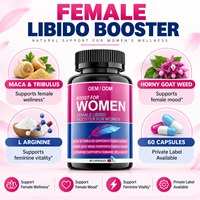 Capsules de stimulation de la libido féminine OEM ODM pour femmes, Maca, Tribulus, Horny Goat Weed, L-Arginine, 60 capsules
