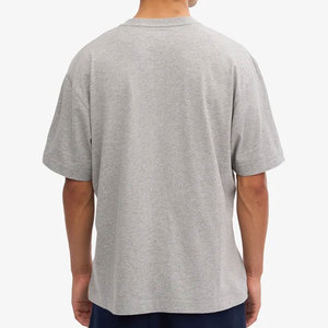 T-shirt en coton surdimensionné pour homme, col rond, manches courtes, couleur unie, teinture unie, vente chaude, design vierge personnalisable - Product Image 6