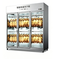Vitrine d'affichage intelligente commerciale, armoire de rôtissage de poulet, vitrine alimentaire, armoire de séchage à air pour viande de canard