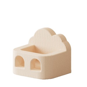 Chaise haute pour bébé, grande taille, carrée, en tissu avec mousse éponge à haute élasticité, 0-12 mois, multifonctionnelle, portable - Product Image 5