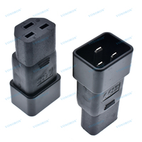 Adaptateur d'alimentation IEC 320 C20 mâle vers C21 femelle, 16/20A 125/250V, convertisseur IEC pour PDU, UPS, serveur et équipement industriel