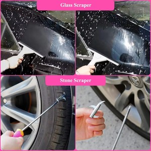 RTS Factory Car Cleaning Wash Kit Innendetail-Reiniger-Kit mit Hochleistungs-Handstaubsauger-Set Auto pflege werkzeuge Pink - Product Image 6