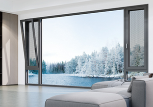 Thiết kế hiện đại chất lượng cao không thấm nước nhôm casement Windows Swing mở phong cách biệt thự hiệu quả nhiệt hiệu suất Tempered - Product Image 4