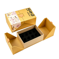 Boîte rigide personnalisée avec logo imprimé en quatre couleurs, emballage cadeau de luxe pliable, revêtement UV localisé, gaufrage, boîte en carton pour ensemble cosmétique