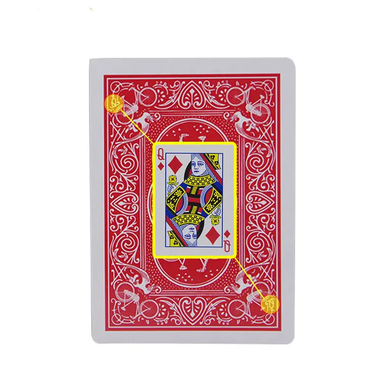 新しい秘密のマークされたポーカーカードシースルーマジックトランプマジックおもちゃマジックトリック