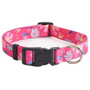 Collar Ajustable para Mascotas de Poliéster, Diseño Nuevo con Estampado Colorido para Pasear Perros, Personalización Personalizada - Product Image 6