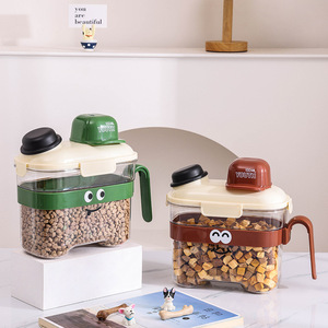 Harry Yaya Airtight Pet Food Container 2800ml 3600ml Moisture Proof Storage <b>Jar</b> For Dog Cat Snacks Household Use - Product Image 2