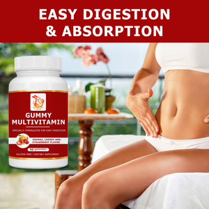 Gummies multivitaminées personnalisées par le fournisseur avec des multivitamines et des minéraux favorisant une récupération saine, stimulant l'énergie, complément alimentaire - Product Image 2