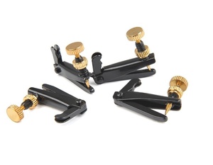 Gancho de cuerda de afinación fina dorada para violín Accesorio de metal para instrumentos musicales - Product Image 2