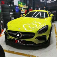 Pare-chocs avant en Fiber de carbone SPC 2015-2018 pour Benz AMG GT menton avant en Fiber de carbone pour Mercedes Benz AMG GT becquet Aero avant