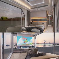 Space Capsule House Maison préfabriquée écologique avec panneaux solaires pour une vie durable hors réseau