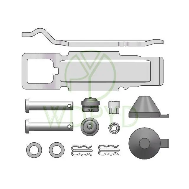 2995809 34203520 Remblokken Accessoire Kit Montage Kit Voor Commerciële Voertuig Voor Bus Voor MERCEDES-BENZ Voor Iveco 1734529
