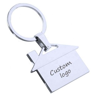 Llavero Metálico con Forma de Casa, Llaveros Personalizados con Logotipo, Porta Llaves Promocionales, Regalos Publicitarios, Agencia <span class=keywords><strong>Inmobiliaria</strong></span> - Product Image 1