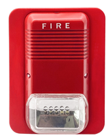 Sirène stroboscopique efficace 24V DC 105DB avec lumière LED et avertisseur sonore, accessoires de point d'appel manuel pour système d'alarme incendie