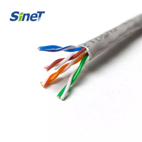 Cable de Red a Granel de Uso General con Certificación ETL CMG CM, Clase 5e, con 4 Pares, 24 AWG, 0.51 mm, Cobre Desnudo