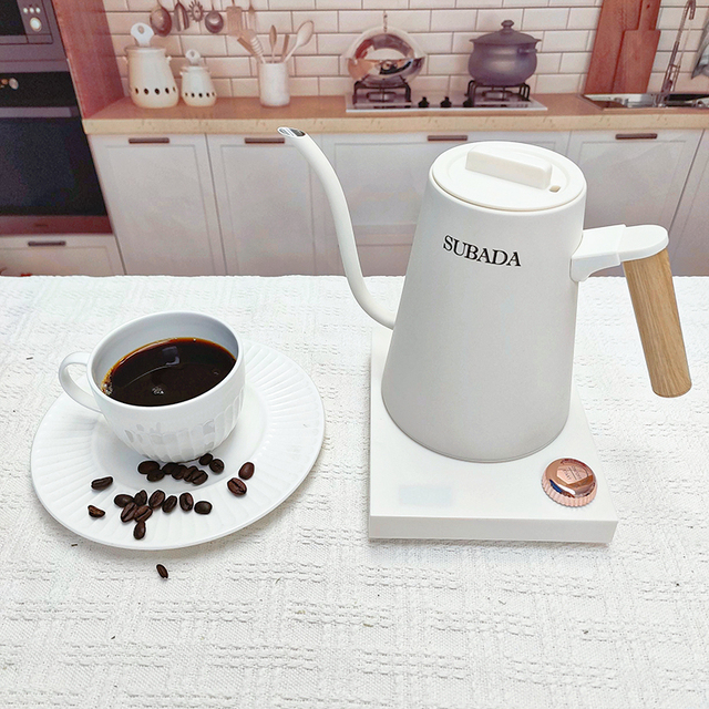 3 Min  Fast Boiler Kettle Manual Brewing Coffee Maker/tea Maker Hand Pour Temperature-controlled Gooseneck Electric Kettle