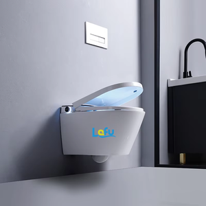 Filigrane électrique <span class=keywords><strong>Wc</strong></span> capteur de pied chasse d'eau automatique salle de bains mur suspendu Intelligent toilettes intelligentes - Product Image 2
