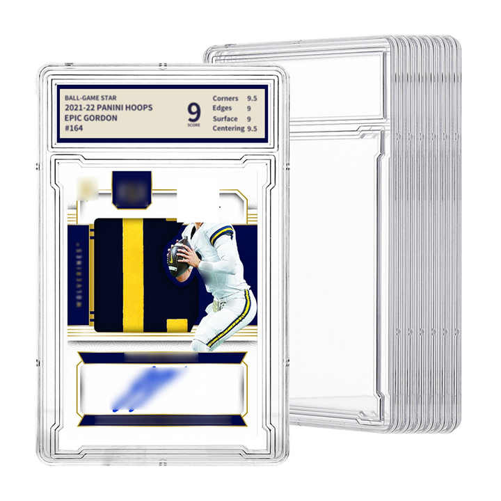 graded card slab labels 4 Pack with PSA Slab Bumper, Hard TPU PSA Slab Protector Guard for Graded Cards, Baseball Card Trading Card Slab Acrylic Hard Sleeves with Label Position PSA Slab US Supplier with Wholesale pricing and distribution. Acrylic Graded Card Slab -