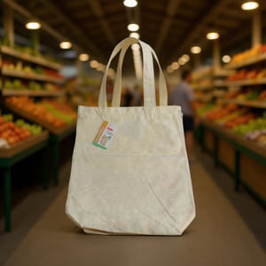 Borsa in tessuto Iln 35x39 cm con cerniera per lo shopping - Product Image 3