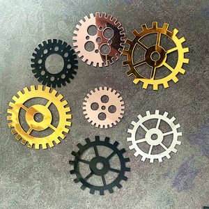 ชุดตกแต่งหน้าเค้กอะคริลิคธีมหุ่นยนต์กลไก รูปแบบน้ำผึ้งและความหวาน สำหรับตกแต่งเค้กวันเกิด - Product Image 3