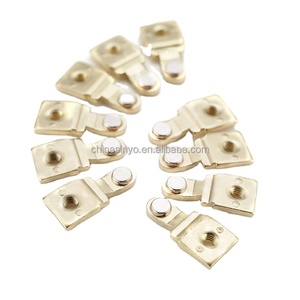 Thép không gỉ clip phần cứng Contactor Bạc Bimetal liên hệ với phụ kiện <span class=keywords><strong>Micro</strong></span> chuyển Plug-in đồng kim loại dập các bộ phận - Product Image 3
